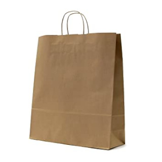 bolsa clásica papel para comercio biodegradable, reciclable